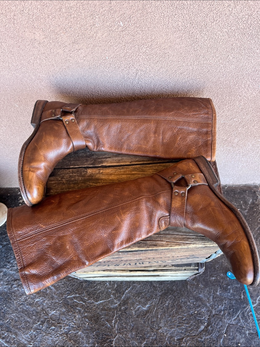 Frye Phillip harness tall boots - Picture 9 of 13